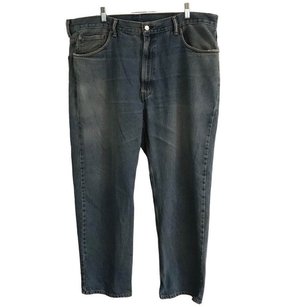 Vintage Levi’s 550 relaxed fit blue denim jeans 42‎